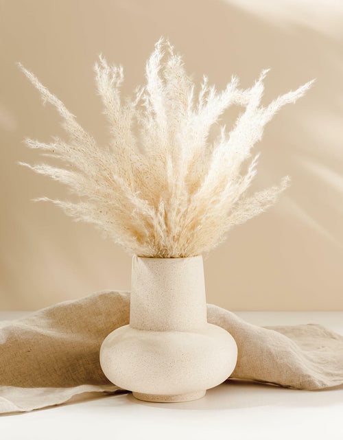 Load image into Gallery viewer, uxcell Faux Pampas Grass 17in 6 Stem 4pcs Red Brown Decor Wedding Home

