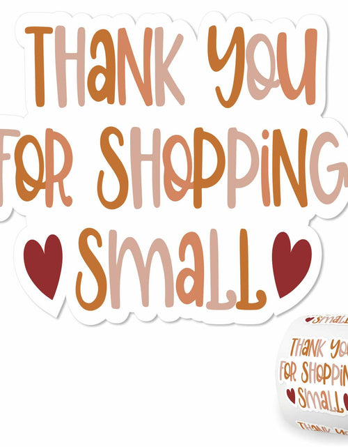 Load image into Gallery viewer, Parzcot Thank You for Shopping Stickers Roll 500pcs Boho Handmade
