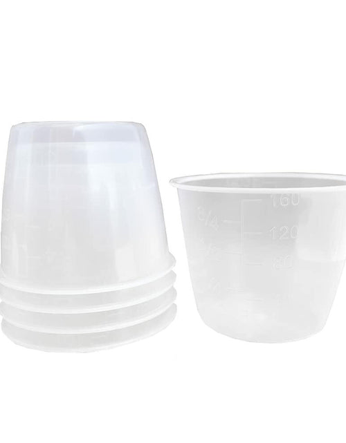 Load image into Gallery viewer, 5 Pack 160ml Rice Measuring Cups Clear Plastic for Rice &amp; Dry Ingredients
