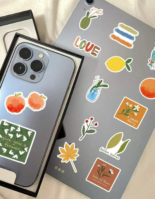 Load image into Gallery viewer, riduk 124Pcs Boho Floral Vinyl Waterproof Stickers for Journaling DIY Decor

