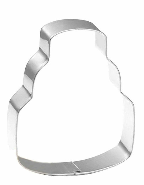 Load image into Gallery viewer, WJSYSHOP Stainless Steel Three Layer Cake Cookie Cutter Silver
