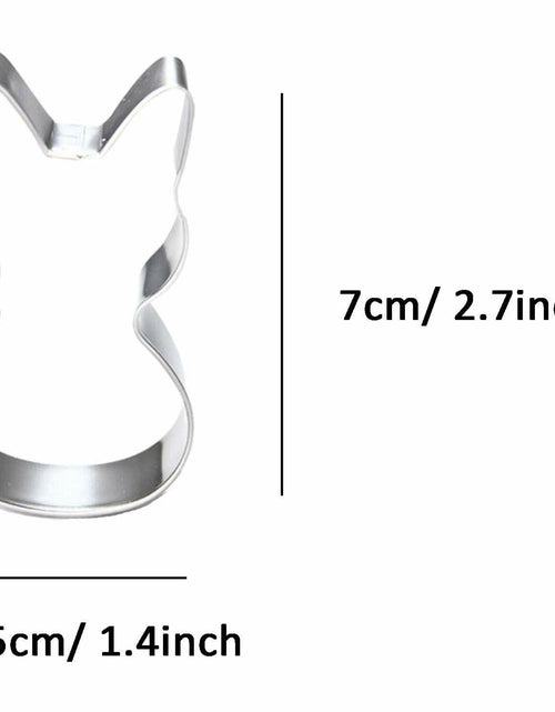 Load image into Gallery viewer, WJSYSHOP Cartoon Cat Cookie Cutter Stainless Steel Silver Shape
