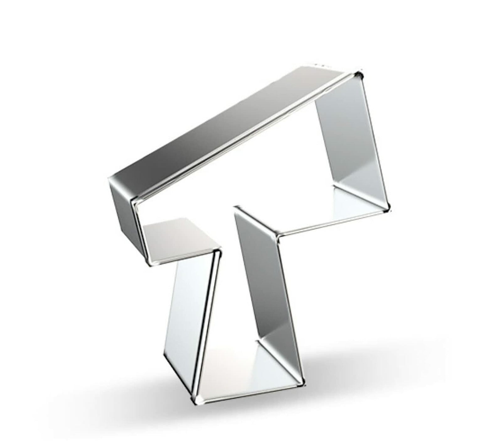 WJSYSHOP Telescope Shape Cookie Cutter Stainless Steel Silver Small