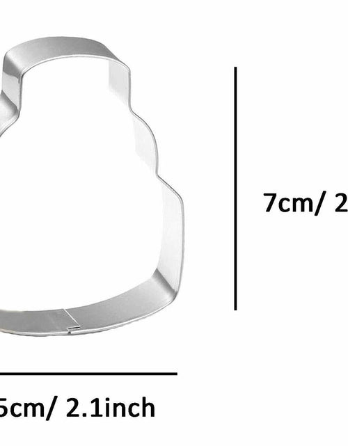 Load image into Gallery viewer, WJSYSHOP Stainless Steel Three Layer Cake Cookie Cutter Silver
