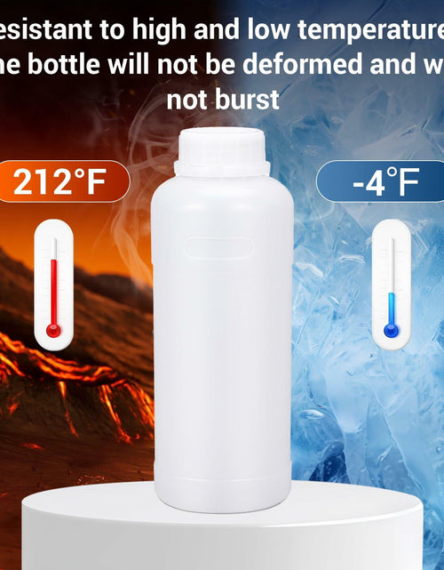 Load image into Gallery viewer, ASEVAT 33.8oz Plastic Reagent Bottle HDPE Wide Mouth Screw Cap 2Pcs
