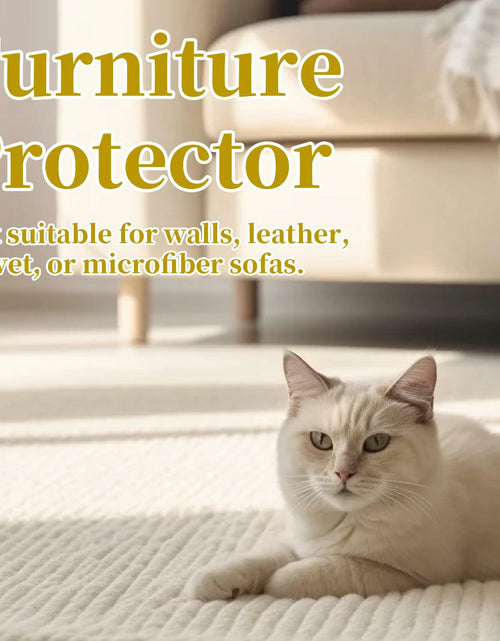 Load image into Gallery viewer, SENONAPO Cat Scratch Furniture Protector 196x17in Clear Self-Adhesive Tape
