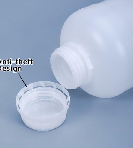 ASEVAT 33.8oz Plastic Reagent Bottle HDPE Wide Mouth Screw Cap 2Pcs