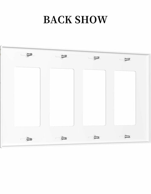 Load image into Gallery viewer, Wpshijia 4 Gang Light Switch Cover Beige Animal World Map Wall Plate
