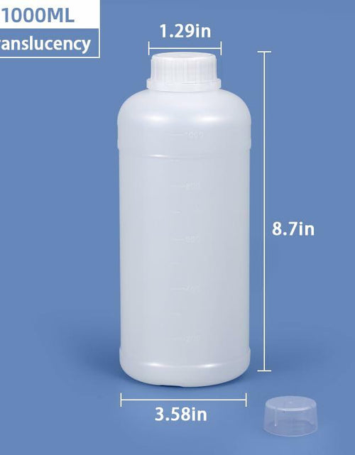 Load image into Gallery viewer, ASEVAT 33.8oz Plastic Reagent Bottle HDPE Wide Mouth Screw Cap 2Pcs
