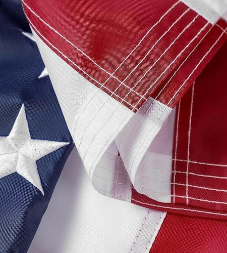 Outdoor American Flag 3x5ft Embroidered Stars Brass Grommets USA