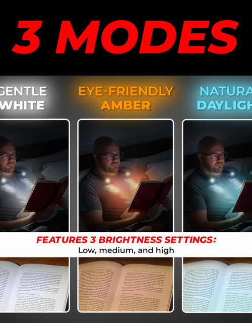 Load image into Gallery viewer, GearLight Rechargeable Hands-Free Book Light Adjustable LED Gray Pack 1
