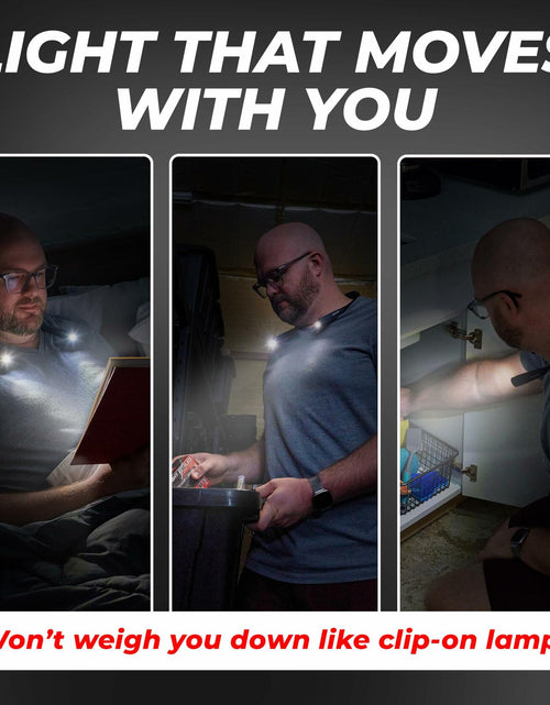 Load image into Gallery viewer, GearLight Rechargeable Hands-Free Book Light Adjustable LED Gray Pack 1
