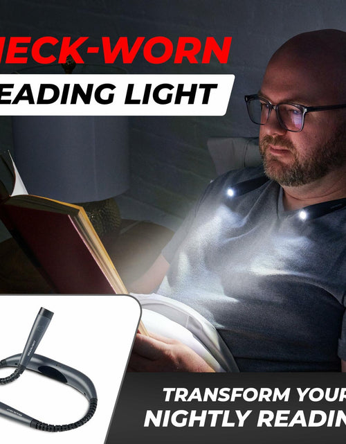 Load image into Gallery viewer, GearLight Rechargeable Hands-Free Book Light Adjustable LED Gray Pack 1
