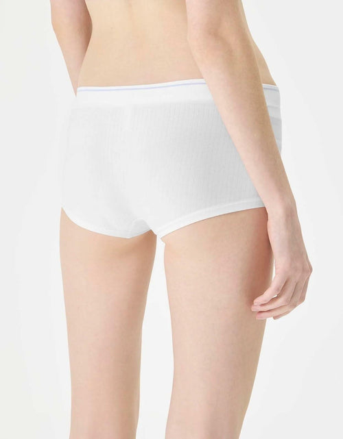 Load image into Gallery viewer, florence by mills Cozy Crush Seamless Boyshort White Size XS
