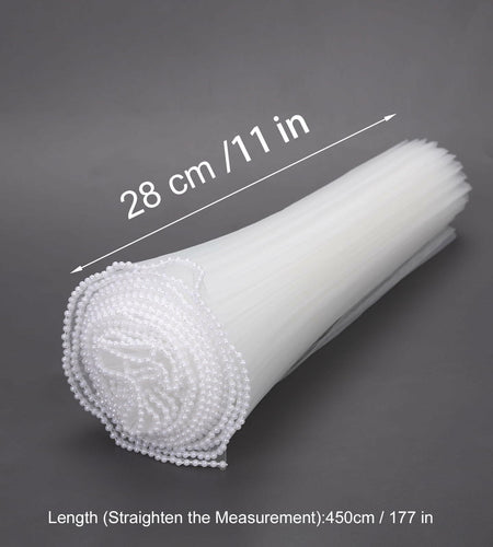 XIHIRCD 5 Yards Pearl Flower Wrapping Mesh Paper White Wavy Net Yarn