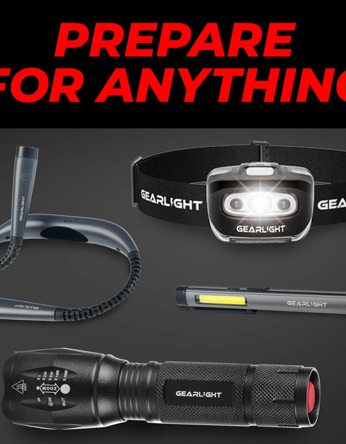 Load image into Gallery viewer, GearLight Rechargeable Hands-Free Book Light Adjustable LED Gray Pack 1
