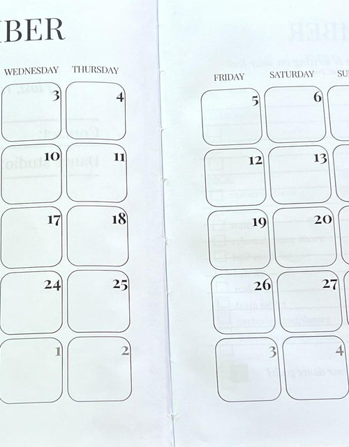 Load image into Gallery viewer, Dance Season Planner 2025-2026 A5 Midnight Motion Monthly Weekly Organizer
