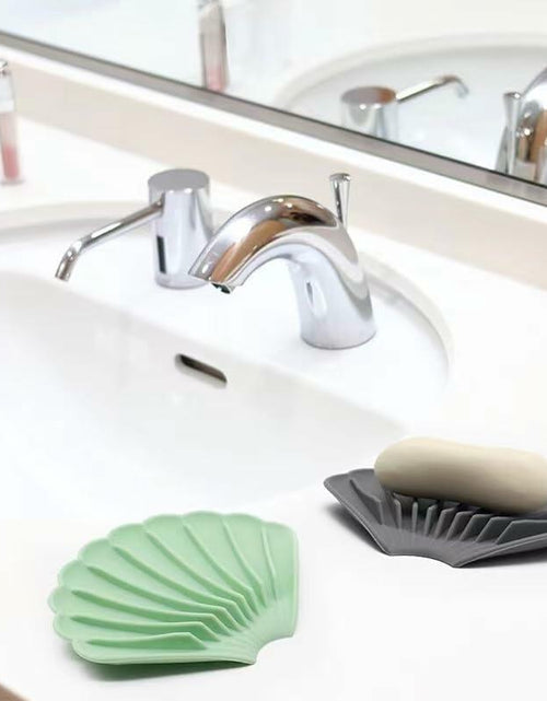 Load image into Gallery viewer, Generic YGB Silicone Self-Draining Soap Box Milky White Bathroom Holder
