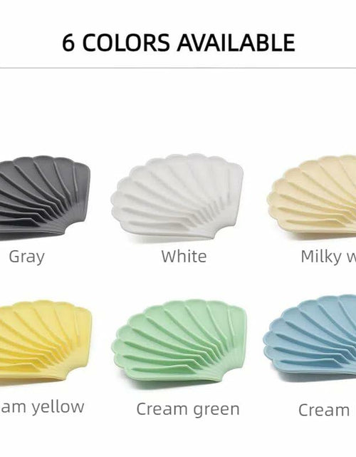 Load image into Gallery viewer, Generic YGB Silicone Self-Draining Soap Box Milky White Bathroom Holder
