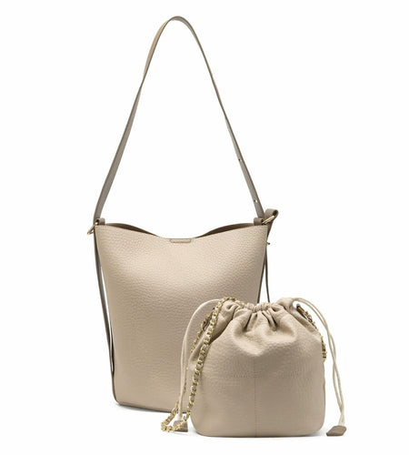 Women's Top Handle Satchel Handbag Elegant Tote Purse Detachable Strap Apricot