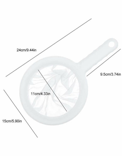 Load image into Gallery viewer, Sasha 3pcs Fine Nylon Mesh Strainer Set 100/200/400 Filter Spoon Sieve
