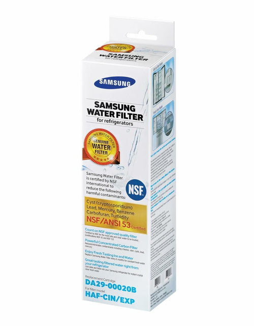 Load image into Gallery viewer, Samsung Water Filter DA29-00020B White Plastic 1 Pack
