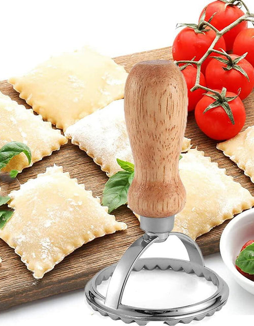 Load image into Gallery viewer, AKOAK Cookie Pizza Lace Knife Wheel Pastry Mold Zinc A-01 1 Pack
