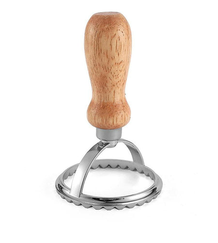 AKOAK Cookie Pizza Lace Knife Wheel Pastry Mold Zinc A-01 1 Pack