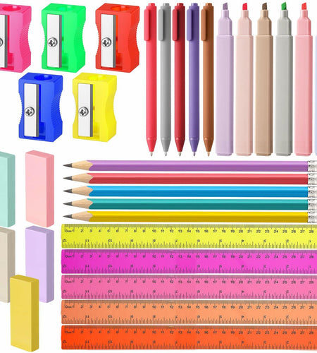Feifeiya 240 Pcs Operation Christmas School Supplies Bulk Set Pen Ruler