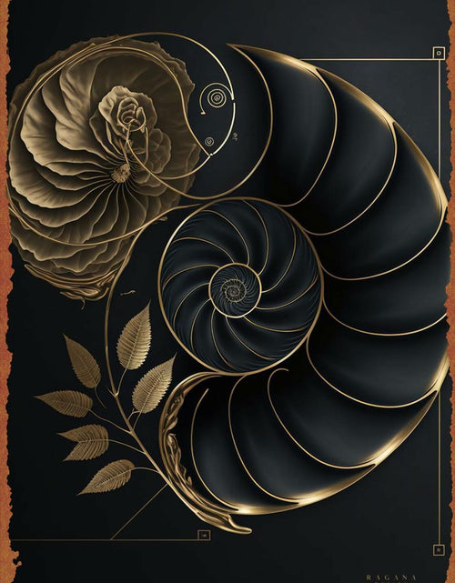 Load image into Gallery viewer, Fibonacci Golden Ratio Metal Tin Sign 8x12 Retro Wall Art Home Decor

