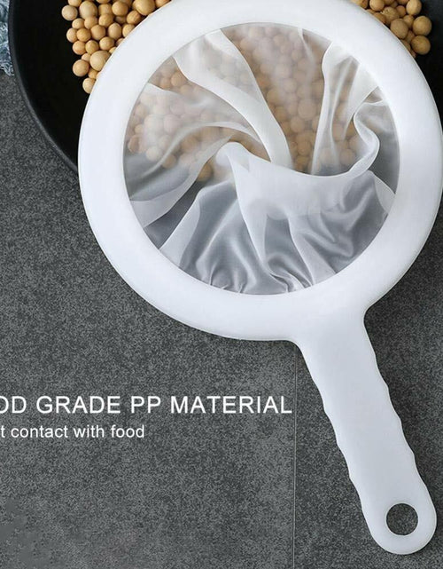 Load image into Gallery viewer, Sasha 3pcs Fine Nylon Mesh Strainer Set 100/200/400 Filter Spoon Sieve
