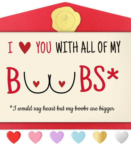 ZapDesk Funny Valentines Day Card for Him Husband Boyfriend Fiance C-Style16