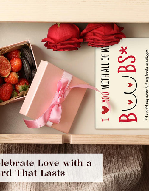 Load image into Gallery viewer, ZapDesk Funny Valentines Day Card for Him Husband Boyfriend Fiance C-Style16
