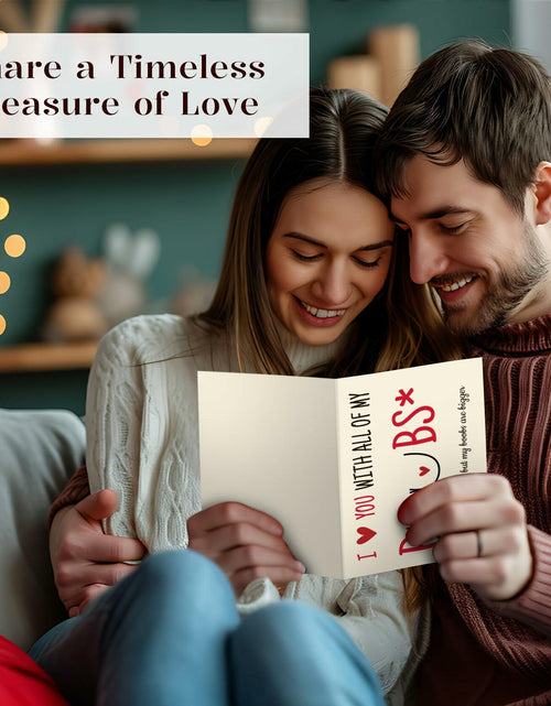 Load image into Gallery viewer, ZapDesk Funny Valentines Day Card for Him Husband Boyfriend Fiance C-Style16
