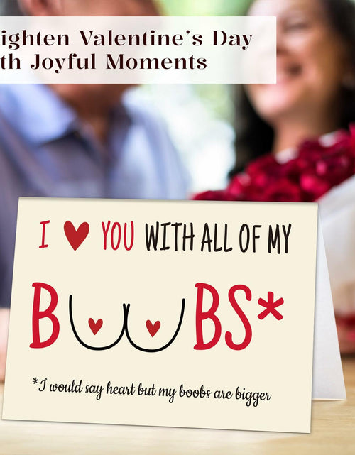 Load image into Gallery viewer, ZapDesk Funny Valentines Day Card for Him Husband Boyfriend Fiance C-Style16
