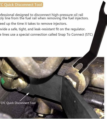LaOceania HPOP Quick Disconnect Tool for Ford Powerstroke 6.0L 7.3L Diesel