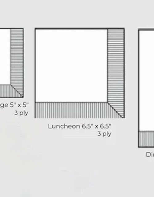 Load image into Gallery viewer, IHR Ideal Home Range Party Napkins 3-Ply 6.5x6.5 Cream 20-Count
