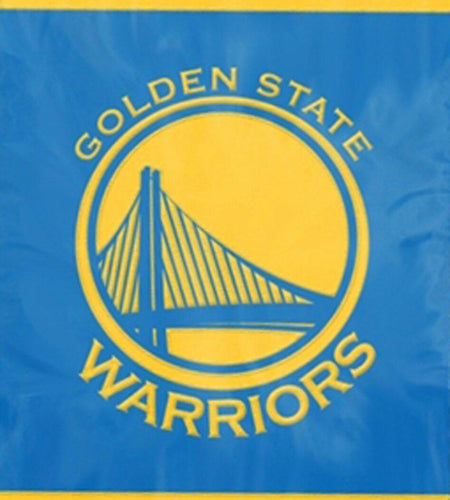 Party Animal NBA Golden State Warriors Premium Banner Flag 28x48 Team Color