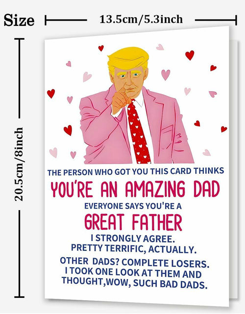 Load image into Gallery viewer, ACHICGIRL Funny Birthday Card for Dad Humor from Son Daughter Color ACH-123
