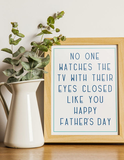 Load image into Gallery viewer, HEJOYN Father's Day Card for Dad Grandpa Husband Cute TV Joke Design
