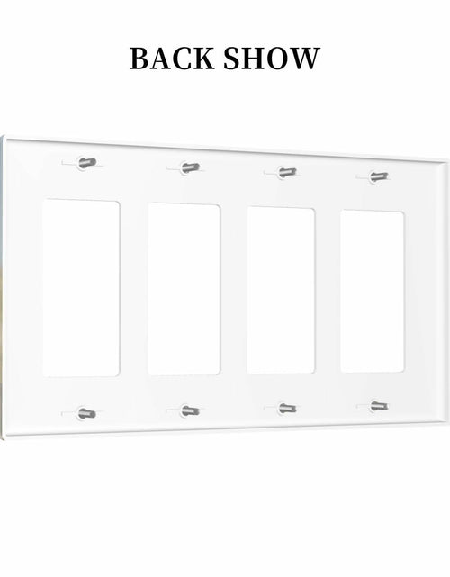 Load image into Gallery viewer, Wpshijia 4 Gang Light Switch Cover Wild Daisy Puppy Outdoor Wall Plate
