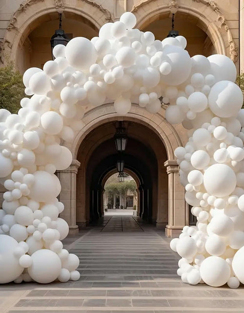 Load image into Gallery viewer, SINBEE 140pcs White Balloon Arch Kit 18 12 10 5 Inch Party Decorations
