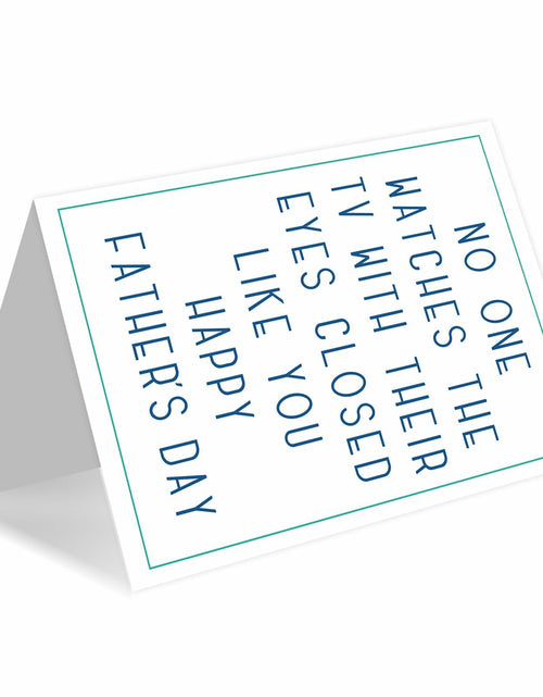 Load image into Gallery viewer, HEJOYN Father's Day Card for Dad Grandpa Husband Cute TV Joke Design

