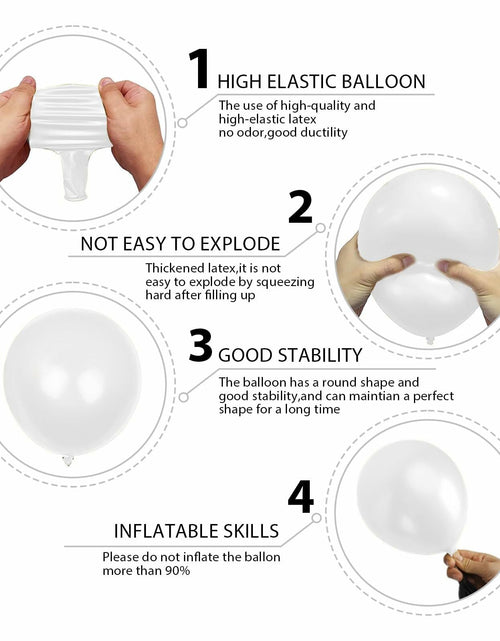 Load image into Gallery viewer, SINBEE 140pcs White Balloon Arch Kit 18 12 10 5 Inch Party Decorations
