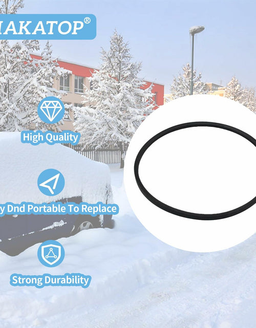 Load image into Gallery viewer, HAKATOP Snow Thrower Auger Belt for MTD 1/2" x 37" Black Rubber
