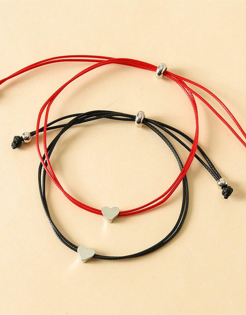 Load image into Gallery viewer, Caiyao Handmade Braided Rope Bracelet Set Love Heart Butterfly Dino M
