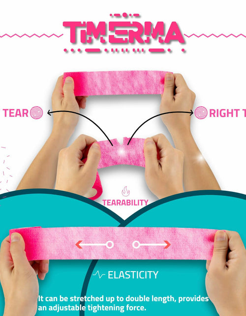 Load image into Gallery viewer, [Like New] timerma 20 Rolls Self Adhesive Bandage Wrap Elastic Breathable Pink
