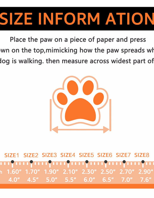 Load image into Gallery viewer, DOGOYS Dog Shoes Non-Slip Waterproof Boots Orange 4Pcs Size M-L
