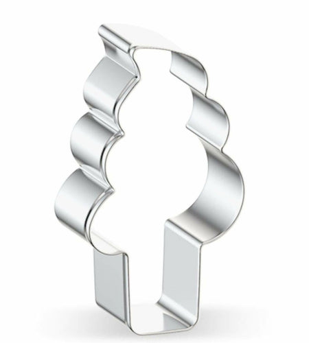 WJSYSHOP Mini Ice Cream Cookie Cutter Stainless Steel Silver
