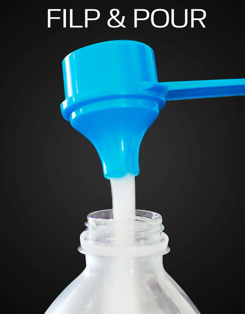 Load image into Gallery viewer, The Scoopie Supplement Container &amp; Funnel System 2 Pack Orange 25cc 80cc
